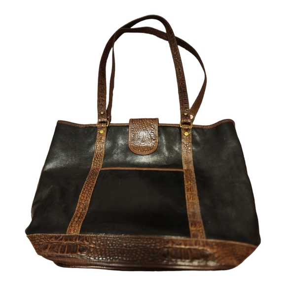 Brahmin Handbags - Vtg Brahmin Cowhide Leather Tote